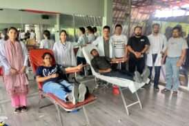 Blood Donation Camp Organized for Gym Members