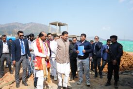 प्रदेश के प्रथम महिला स्पोर्ट्स कॉलेज का मुख्यमंत्री ने किया स्थलीय निरीक्षण