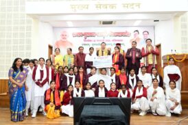 मुख्यमंत्री धामी ने संस्कृत छात्र प्रतिभा सम्मान कार्यक्रम में भाग लिया