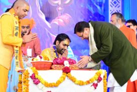 मुख्यमंत्री ने दिव्य ज्योति जागृति संस्थान द्वारा आयोजित शिव कथा में प्रतिभाग किया