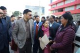 सार्वजनिक परियोजनाओं की जमीनी हकीकत परखने, क्यूआरटी संग सड़कों पर उतरे डीएम सविन
