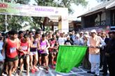 मुख्यमंत्री ने सड़क सुरक्षा जागरूकता एवं पर्यावरण संरक्षण के उद्देश्य से दौड़ का फ्लैग ऑफ किया