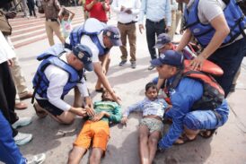 जनपद में 6.5 तीव्रता के भूकंप के झटके महसूस किए गए (माॅक अभ्यास)