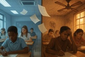 प्रदेश में भीषण गर्मी के बीच शिक्षा व्यवस्था की एक गंभीर तस्वीर