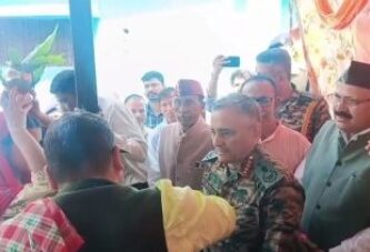 सीडीएस जनरल अनिल चौहान अपने पैतृक गांव गवाणा पहुंचे