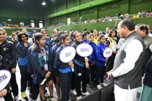 मुख्यमंत्री धामी ने 87वें इंटर स्टेट जूनियर एवं यूथ नेशनल टेबल टेनिस चैंपियनशिप का शुभारंभ किया मुख्यमंत्री धामी ने 87वें इंटर स्टेट जूनियर एवं यूथ नेशनल टेबल टेनिस चैंपियनशिप का शुभारंभ किया