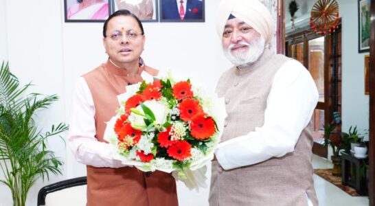 The President of the Shri Hemkund Sahib Management Trust met with the Chief Minister.