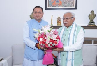 मुख्यमंत्री ने केंद्रीय ऊर्जा एवं आवास मंत्री से भेंट कर राज्य से संबंधित विभिन्न विषयों पर की चर्चा