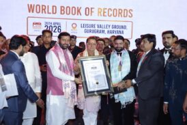 गुरुग्राम में AWPL के “विजय पर्व” कार्यक्रम में शामिल हुए मुख्यमंत्री धामी