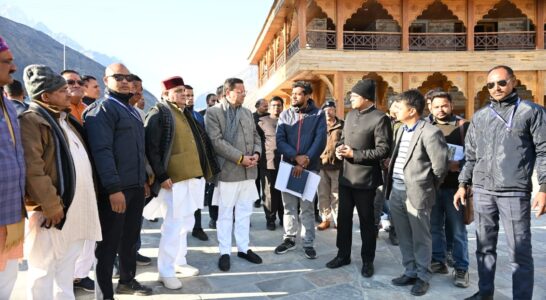 Chief Minister Dhami Conducts Comprehensive Review of Badrinath Dham Master Plan