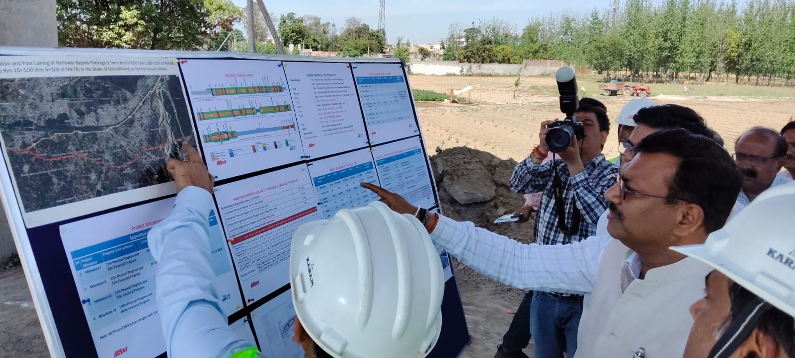 कुम्भ मेला–2027 की तैयारियों का मुख्य सचिव ने किया स्थलीय निरीक्षण