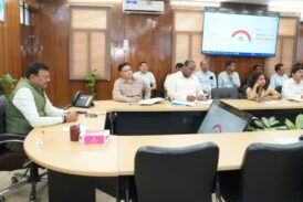 सचिवालय में स्टेट प्रगति पोर्टल की समीक्षा