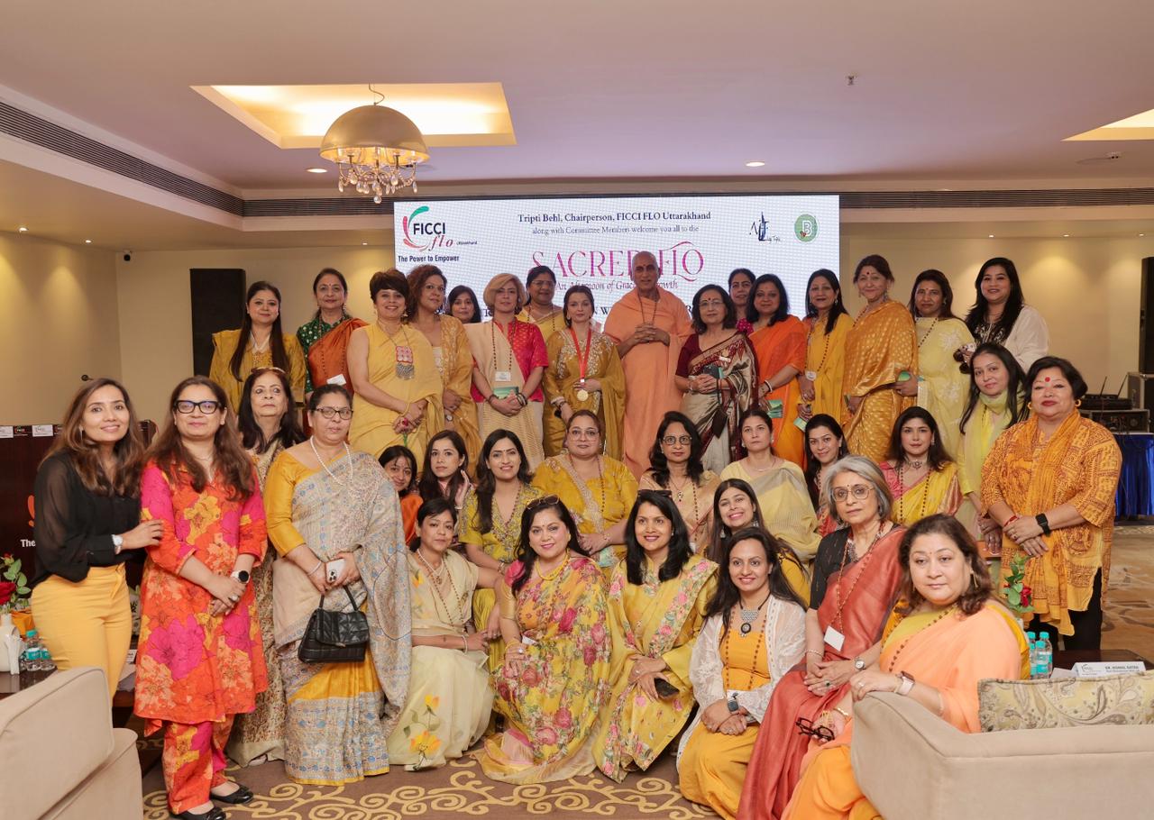 Swami Avdheshanand Giri Ji Maharaj Inspires Women Leaders at FICCI FLO Uttarakhand Gathering