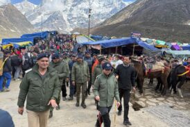 केदारनाथ यात्रा: एसपी रुद्रप्रयाग का पैदल निरीक्षण, सुरक्षा व्यवस्था का लिया जायजा