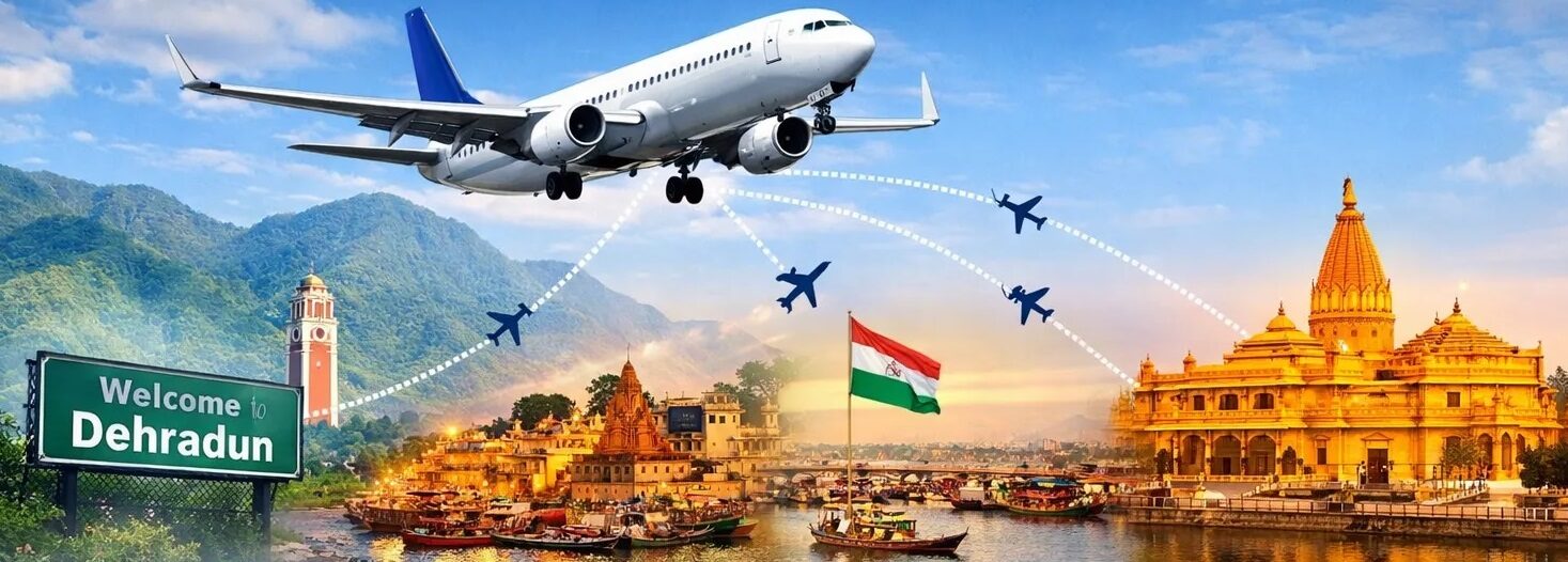 देहरादून से वाराणसी, प्रयागराज व अयोध्या के लिए नियमित उड़ान शुरू