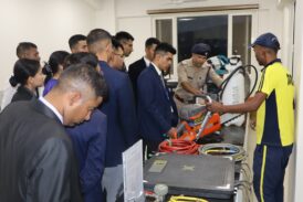 IPS (प्रशिक्षु) अधिकारियों ने आपदा प्रबंधन की सीखीं बारीकियाँ