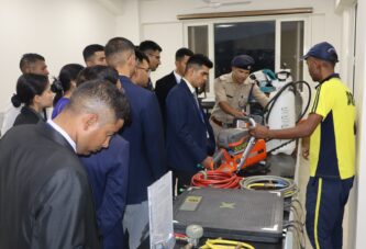 IPS (प्रशिक्षु) अधिकारियों ने आपदा प्रबंधन की सीखीं बारीकियाँ