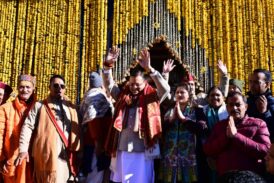मुख्यमंत्री धामी बने ग्यारहवें ज्योर्तिलिंग श्री केदारनाथ के कपाट खुलने के दिव्य साक्षी