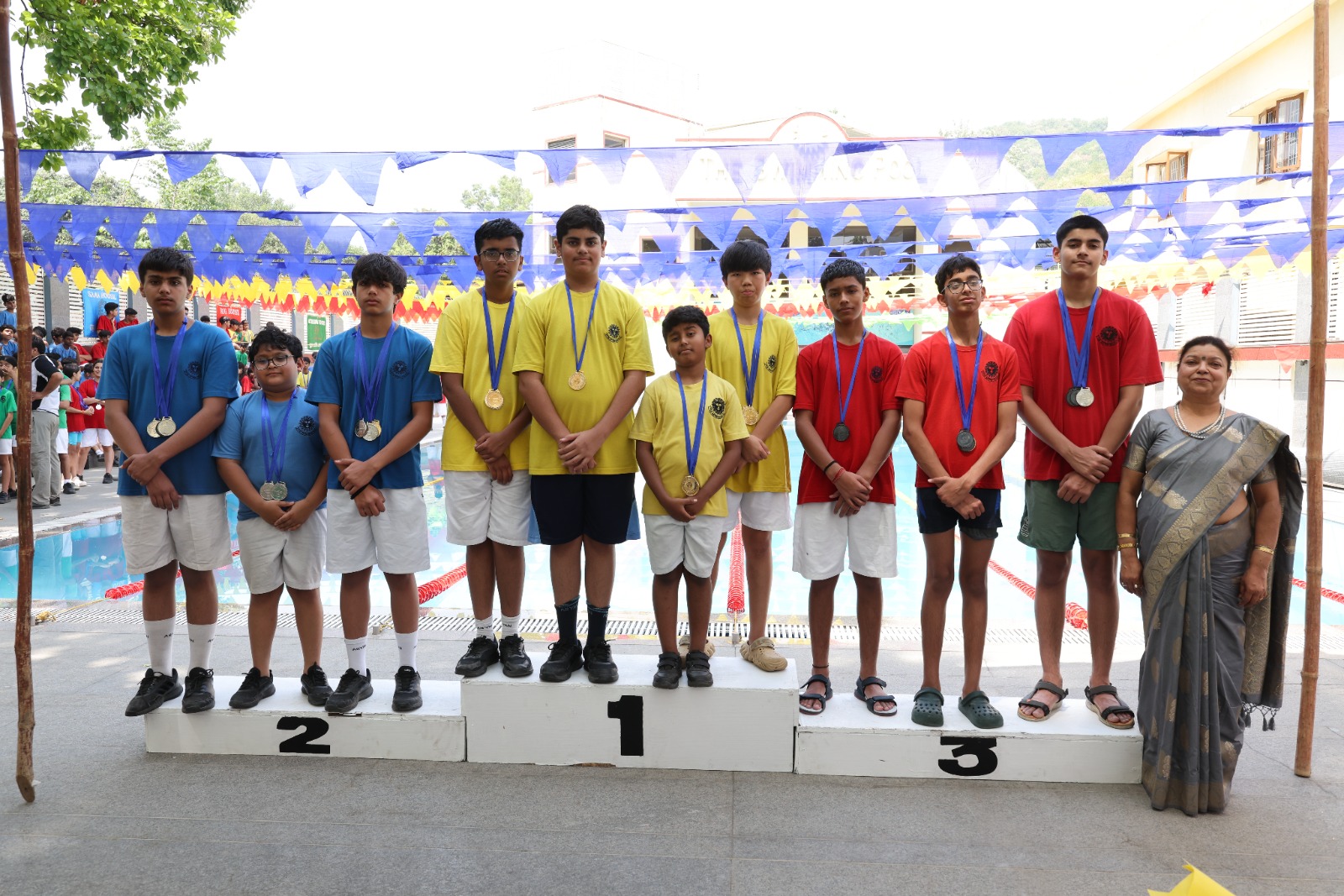 Aryan School Celebrates Sportsmanship and Team Spirit at Annual Aquatic Meet