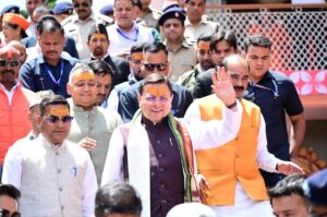 The Chief Minister participated in the Sri Peetham Installation Ceremony at Dol Ashram.