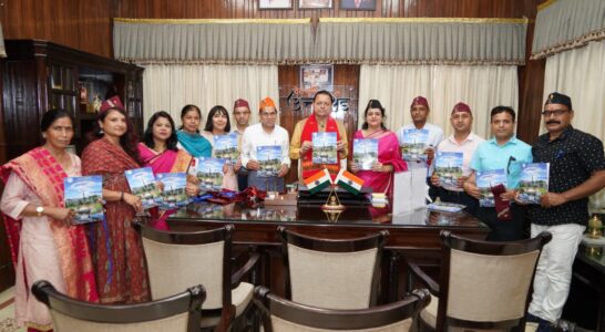 Chief Minister Dhami released the magazine "Ek Sankalp: For the Better Health of All."