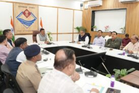 मुख्य सचिव ने की मानसून पूर्व तैयारियों की समीक्षा