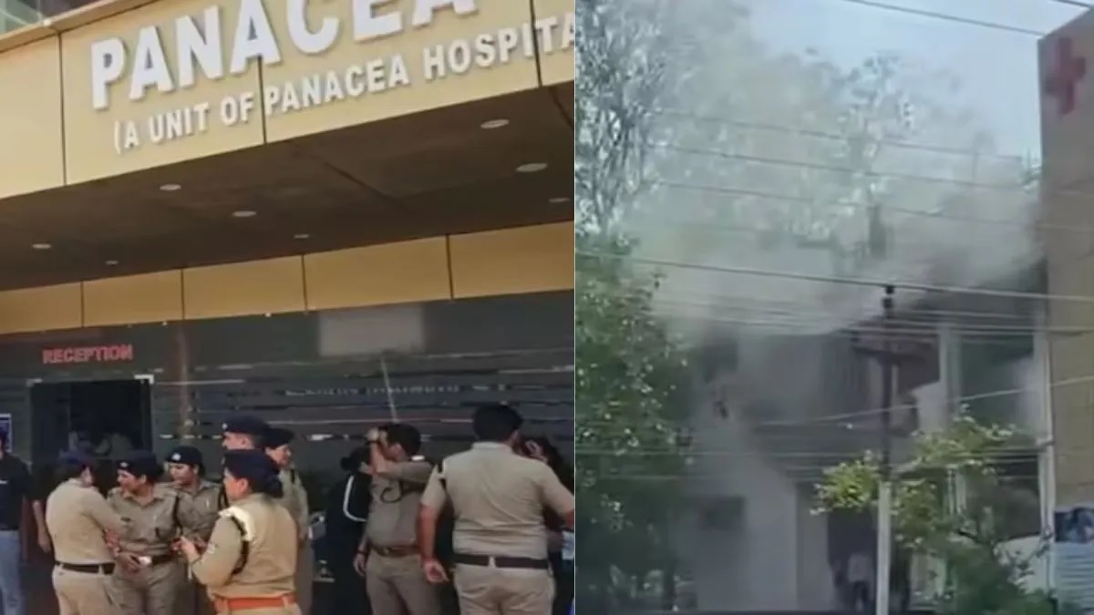 पैनेसिया अस्पताल के आईसीयू में भीषण आग