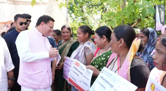 Chief Minister in the program “Government of the people, at your doorstep” in Khatima