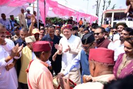 मुख्यमंत्री  ने जौनसार बावर लोक सांस्कृतिक महोत्सव एवं क्रीड़ा समारोह-2026 में प्रतिभाग किया