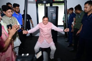 Chief Minister Dhami inaugurates the newly constructed sports complex by HRDA.