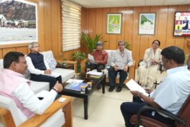 ऋषिकेश-कर्णप्रयाग रेल लाईन परियोजना सहित विभिन्न रेलवे प्रोजेक्ट्स के संबंध बैठक हुई