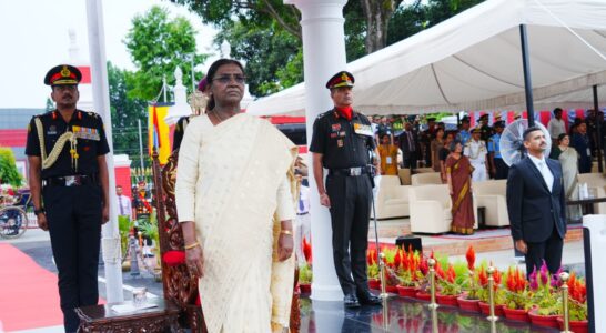 IMA Passing Out Parade concludes in the dignified presence of President Droupadi Murmu.