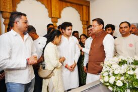 मुख्यमंत्री ने दिवंगत निशानेबाज श्री जसपाल राणा के शोकाकुल परिवारजनों को सांत्वना दी