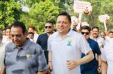 अंतरराष्ट्रीय योग दिवस के उपलक्ष्य में आयोजित रन फॉर योगा कार्यक्रम में मुख्यमंत्री धामी ने प्रतिभाग किया