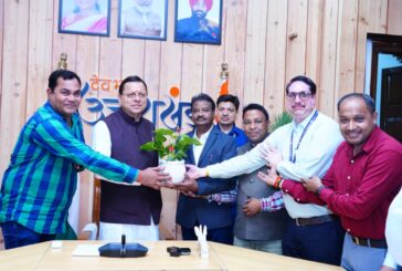 मुख्यमंत्री धामी से छत्तीसगढ़ से आए पत्रकारों के प्रतिनिधिमंडल ने की शिष्टाचार भेंट