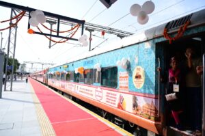 Launch of a special train journey from Harrawala to Veraval on the occasion of the "Somnath Swabhiman Parv"