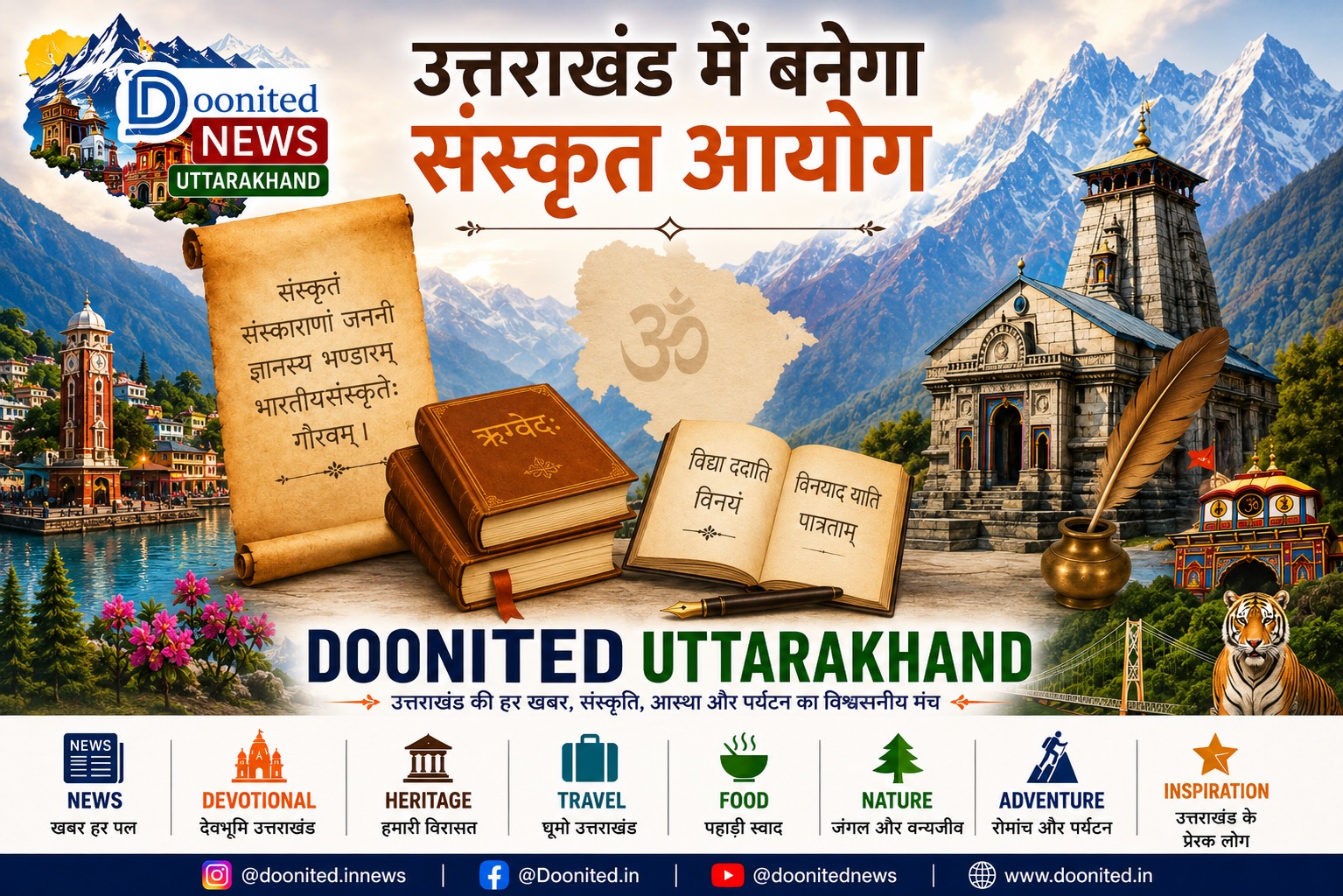 ’उत्तराखण्ड में बनेगा संस्कृत आयोग, सरकार ने मांगे सुझाव’