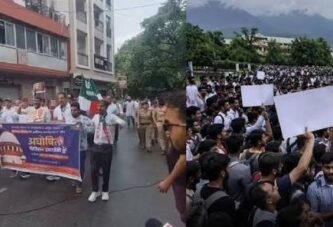 उत्तराखंड बेरोजगार संघ ने सरकार के खिलाफ की जोरदार नारेबाजी