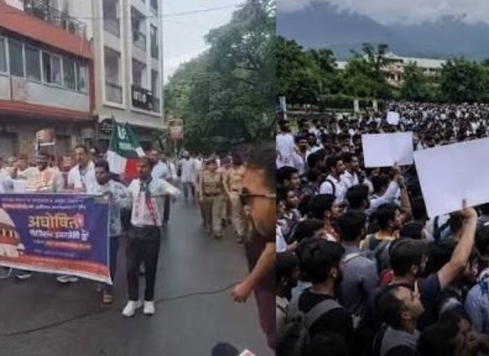 उत्तराखंड बेरोजगार संघ ने सरकार के खिलाफ की जोरदार नारेबाजी