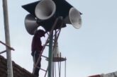 बिना अनुमति एवं निर्धारित मानकों के विपरीत संचालित लाउडस्पीकरों पर की गई कार्रवाई