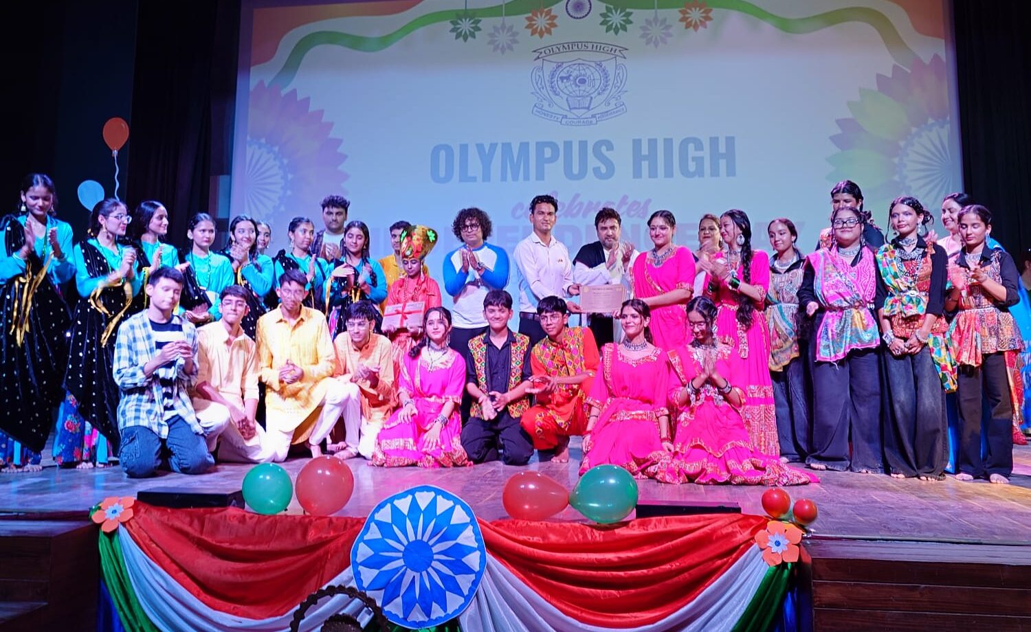 Olympus High Celebrates 80th Independence Day