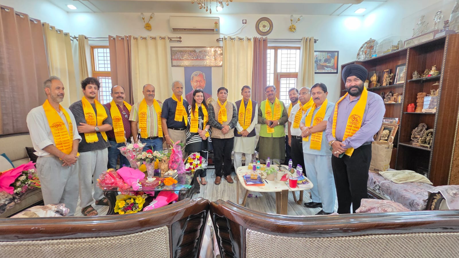 भाजपा के राष्ट्रीय उपाध्यक्ष तीरथ सिंह रावत का उत्तरांचल पंजाबी महासभा ने किया भव्य अभिनंदन