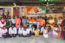 शिव सेना मुख्यालय में धूमधाम से मनाया गया 80वां स्वतंत्रता दिवस