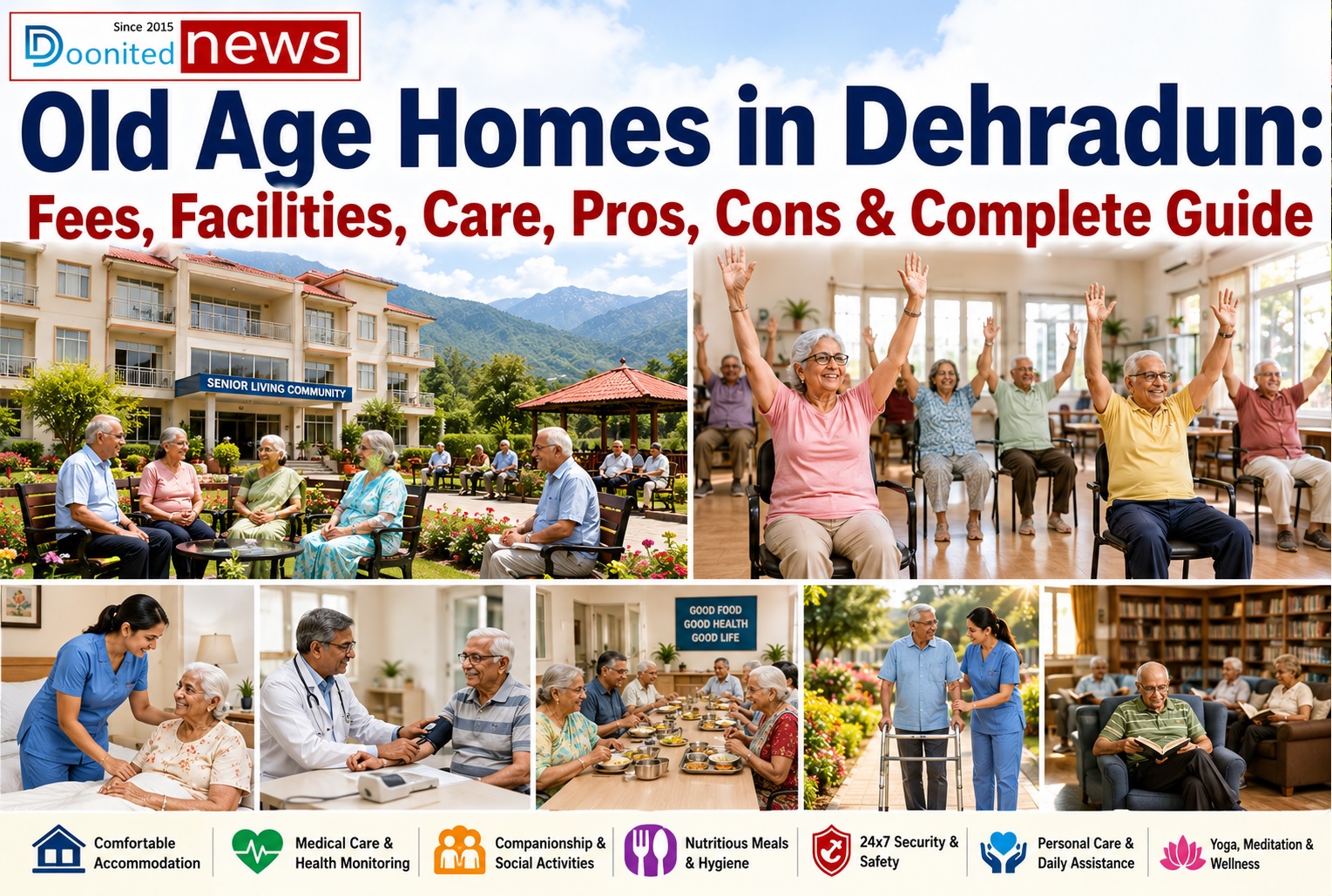 Old Age Homes in Dehradun: Fees, Facilities, Care, Pros, Cons & Complete Guide